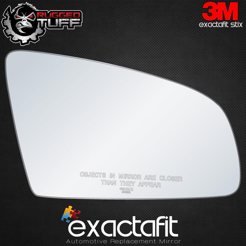 Rugged TUFF Passenger Side Mirror Glass Replacement For 2002-2009 Audi A3 A4 A6 S4 S6 RS4 Quattro Right Door Mirrors exactafit 8015R - Image 3